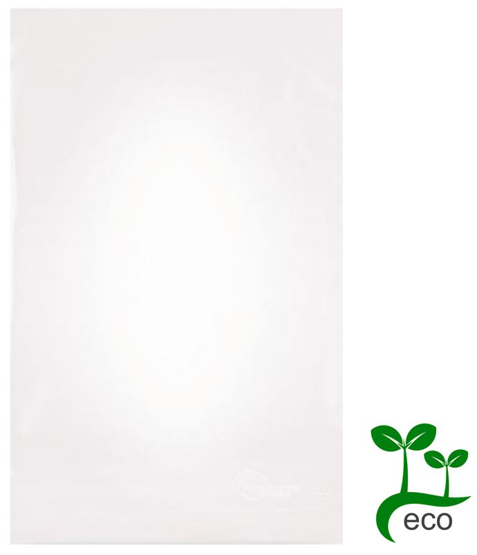rLDPE Flachbeutel aus 50% Recyclingmaterial / für leichte Güter / Dicke 0.05 mm