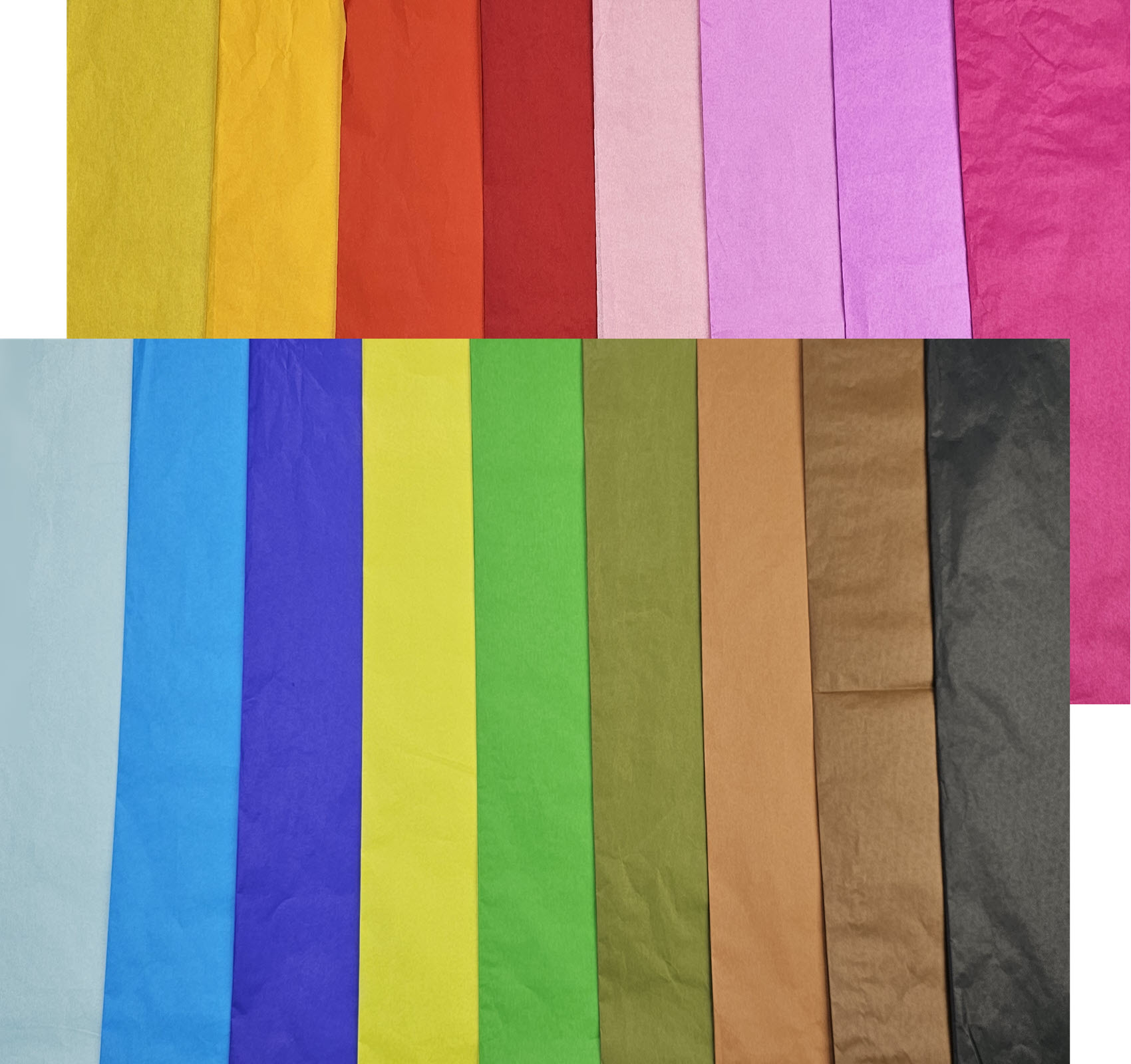 Seidenpapier farbig