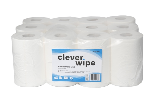 Reinigungsrolle Papierwischtücher Mini