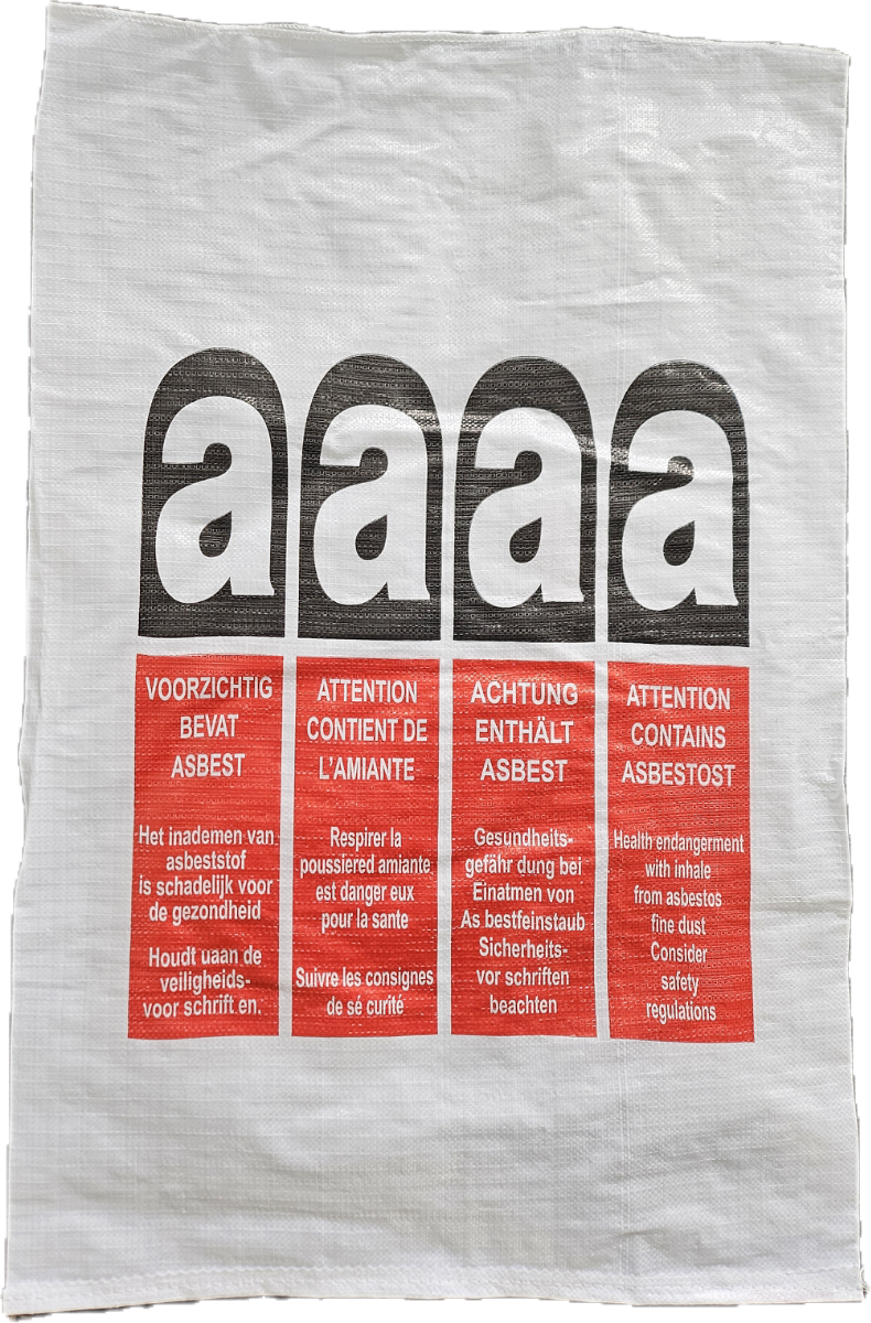 PP-Gewebesack OHNE Verschlussband f&uuml;r Asbest 70 x 110 mm