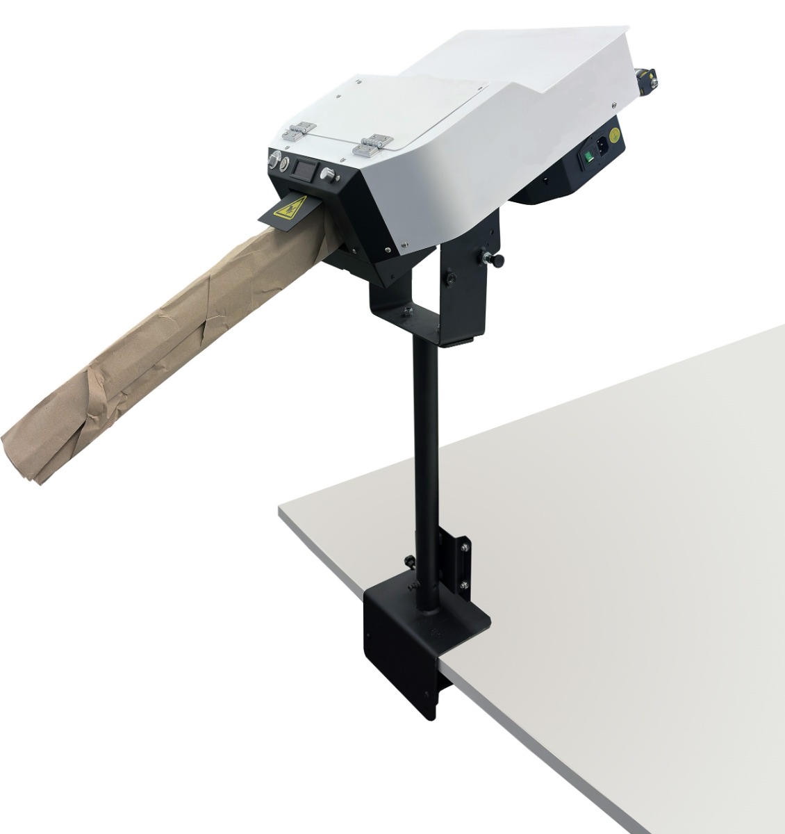 Tischhalterung für Papierpolstermaschine
